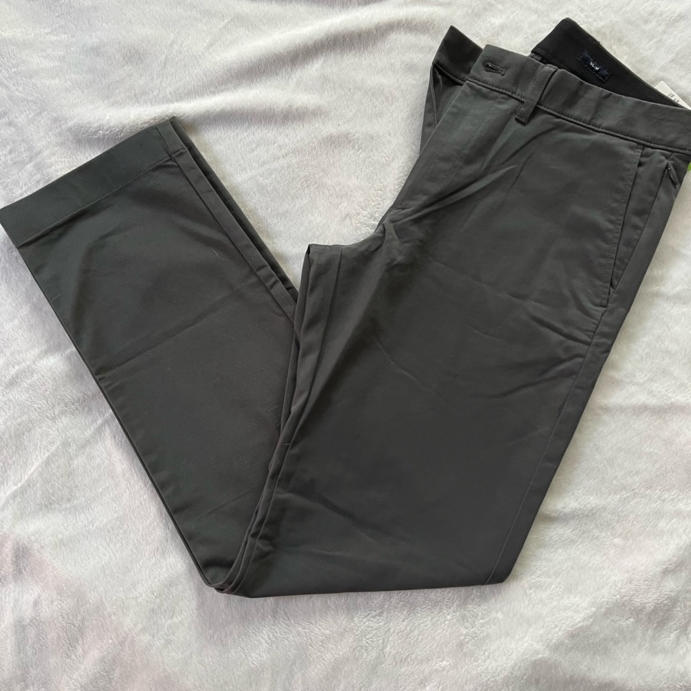 J CREW Mens Thompson Chino Pants NEW 30 x 30 Slim TruTemp365 Stretch